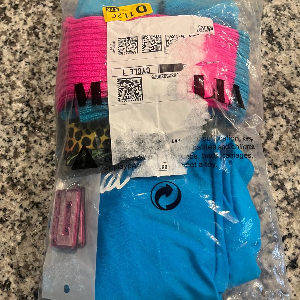 Woman’s costume Workout 80’ SMALL